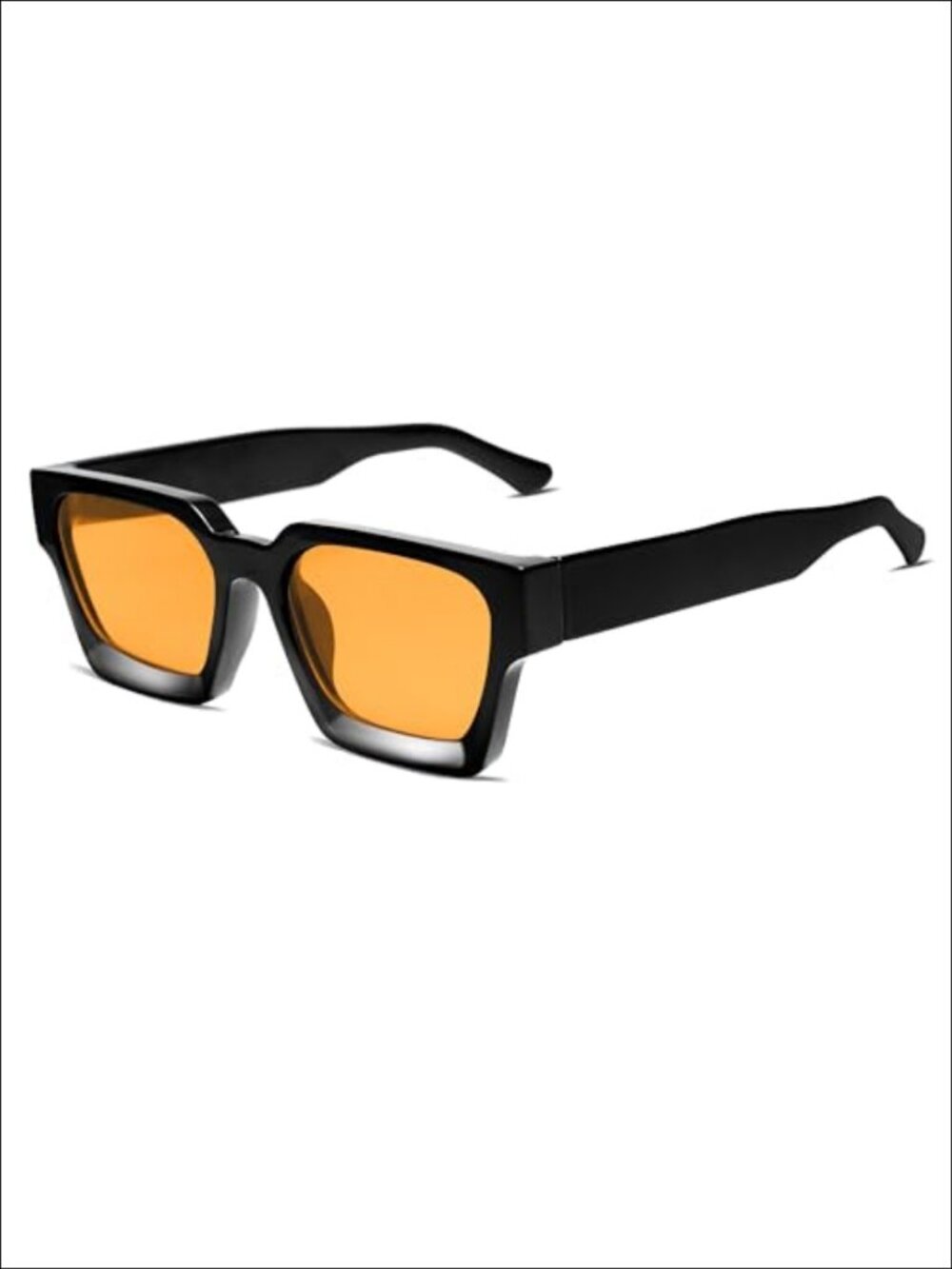 Retro Thick Chunky Square Sunglasses UV400 Unisex Full Frame